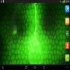 Neben Live Wallpapern für Android Donner  kannst du die apk des Hintergrunds Grünes Neon gratis herunterladen.