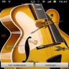Neben Live Wallpapern für Android Animierter Wolf  kannst du die apk des Hintergrunds Gitarre gratis herunterladen.