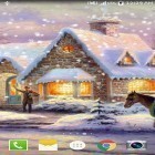 Neben Live Wallpapern für Android Epische Lavahöhle  kannst du die apk des Hintergrunds Handgemalt: Schneeflocke gratis herunterladen.