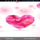 Neben Live Wallpapern für Android  kannst du die apk des Hintergrunds Herzen der Liebe gratis herunterladen.