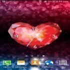 Neben Live Wallpapern für Android Streifen ICS Pro kannst du die apk des Hintergrunds Herzuhr gratis herunterladen.