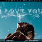 Neben Live Wallpapern für Android Regnerische Romantik kannst du die apk des Hintergrunds Ich liebe dich gratis herunterladen.