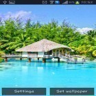 Neben Live Wallpapern für Android Digitaler Fluss  kannst du die apk des Hintergrunds Lagune gratis herunterladen.