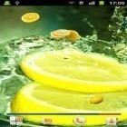 Neben Live Wallpapern für Android Eingeschneite Nachtuhr kannst du die apk des Hintergrunds Zitrone gratis herunterladen.