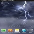 Neben Live Wallpapern für Android Winterschnee  kannst du die apk des Hintergrunds Blitz und Sturm gratis herunterladen.