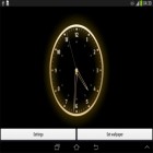 Neben Live Wallpapern für Android Lotus  kannst du die apk des Hintergrunds Live Uhr gratis herunterladen.