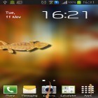 Neben Live Wallpapern für Android Flugzeug kannst du die apk des Hintergrunds Eidechse im Telefon gratis herunterladen.
