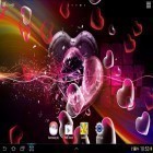 Neben Live Wallpapern für Android Neonheld 3D  kannst du die apk des Hintergrunds Liebe gratis herunterladen.