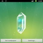 Neben Live Wallpapern für Android Winterschnee  kannst du die apk des Hintergrunds Glückskristall gratis herunterladen.