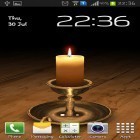 Neben Live Wallpapern für Android Einhorn  kannst du die apk des Hintergrunds Brennende Kerze 3D gratis herunterladen.