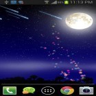 Neben Live Wallpapern für Android Mystischer Wald  kannst du die apk des Hintergrunds Meteore gratis herunterladen.