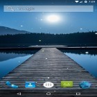 Neben Live Wallpapern für Android Echter Regen  kannst du die apk des Hintergrunds Mondlicht gratis herunterladen.