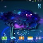 Neben Live Wallpapern für Android Weltraum Galaxie 3D  kannst du die apk des Hintergrunds Neon Schmetterlinge gratis herunterladen.