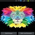 Neben Live Wallpapern für Android Wolf kannst du die apk des Hintergrunds Neonlöwe gratis herunterladen.