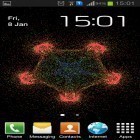 Neben Live Wallpapern für Android Indische Uhr  kannst du die apk des Hintergrunds Partikelfluss gratis herunterladen.