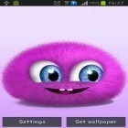 Neben Live Wallpapern für Android Süßer Welpe 3D  kannst du die apk des Hintergrunds Pinker Flauschiger Ball gratis herunterladen.