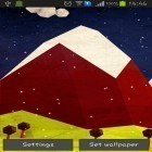 Neben Live Wallpapern für Android Despicable Me 2 kannst du die apk des Hintergrunds Polygon-Berg gratis herunterladen.