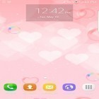Neben Live Wallpapern für Android Ozean: Wal kannst du die apk des Hintergrunds Pinke und Lila Liebe gratis herunterladen.