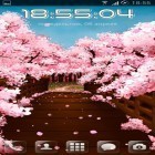 Neben Live Wallpapern für Android Bälle HD  kannst du die apk des Hintergrunds Sakura Brücke gratis herunterladen.