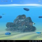 Neben Live Wallpapern für Android Uhr kannst du die apk des Hintergrunds Das Meer: Akkuanzeige gratis herunterladen.