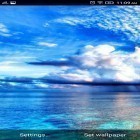 Neben Live Wallpapern für Android Leuchten  kannst du die apk des Hintergrunds Himmel und Meer gratis herunterladen.