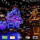 Neben Live Wallpapern für Android Niedlich  kannst du die apk des Hintergrunds Schnee: Stadt bei Nacht gratis herunterladen.