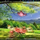 Neben Live Wallpapern für Android Blumen kannst du die apk des Hintergrunds Schmetterlinge im Frühling gratis herunterladen.