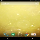 Neben Live Wallpapern für Android Radar: Digitale Uhr kannst du die apk des Hintergrunds Sternenregen gratis herunterladen.