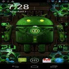 Neben Live Wallpapern für Android Tech Neon Glasball  kannst du die apk des Hintergrunds Steampunk Droid gratis herunterladen.