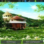 Neben Live Wallpapern für Android Wassertropfen: Blumen und Blätter kannst du die apk des Hintergrunds Sommer gratis herunterladen.