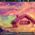 Neben Live Wallpapern für Android UR: 3D Herz der Liebe kannst du die apk des Hintergrunds Süßes Haus gratis herunterladen.