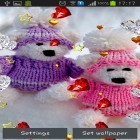 Neben Live Wallpapern für Android Weltraum Galaxie 3D  kannst du die apk des Hintergrunds Teddybär: Liebe gratis herunterladen.