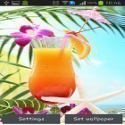 Neben Live Wallpapern für Android Mein Name: Linie 3D kannst du die apk des Hintergrunds Tropisch gratis herunterladen.