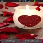 Neben Live Wallpapern für Android Tornado 3D HD kannst du die apk des Hintergrunds Valentinstag: Kerzen gratis herunterladen.