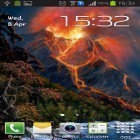 Neben Live Wallpapern für Android Erde HD  kannst du die apk des Hintergrunds Vulkan gratis herunterladen.