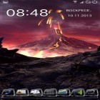 Neben Live Wallpapern für Android Epische Lavahöhle  kannst du die apk des Hintergrunds Vulkan 3D gratis herunterladen.