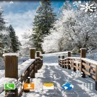 Neben Live Wallpapern für Android Blasen  kannst du die apk des Hintergrunds Winterlandschaften gratis herunterladen.