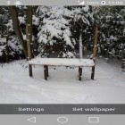 Neben Live Wallpapern für Android Gewitter 3D  kannst du die apk des Hintergrunds Winterlicher Schneefall gratis herunterladen.