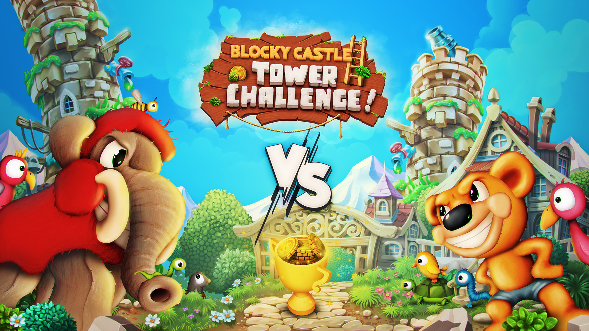 Download Blocky Castle: Tower Challenge für Android kostenlos.