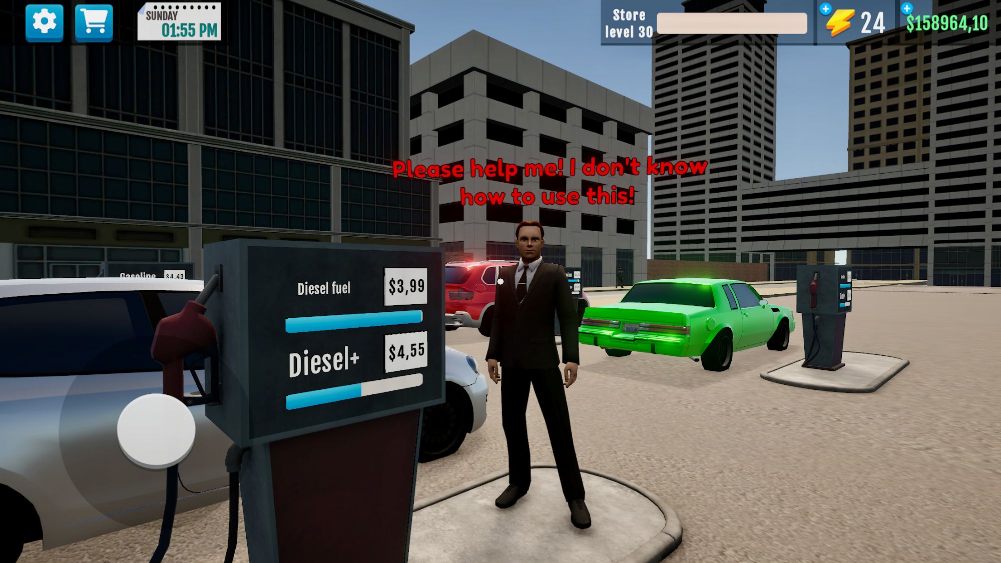 Download City Gas Station Simulator 3D für Android kostenlos.