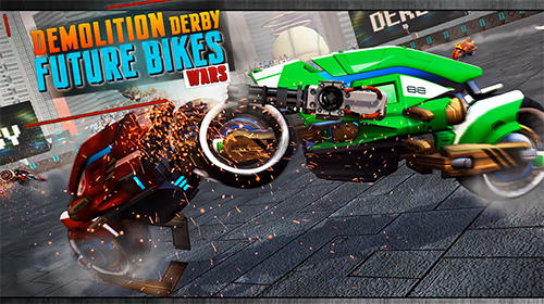Download Demolition derby future bike wars für Android kostenlos.
