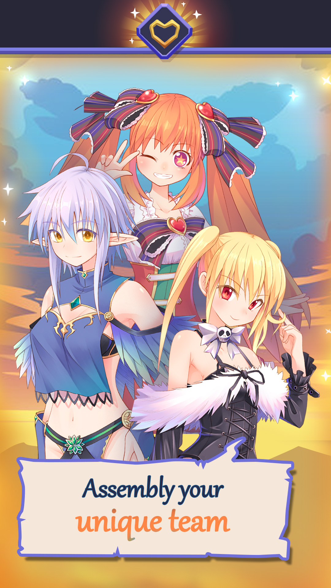 Download Fantasy town: Anime girls story für Android kostenlos.