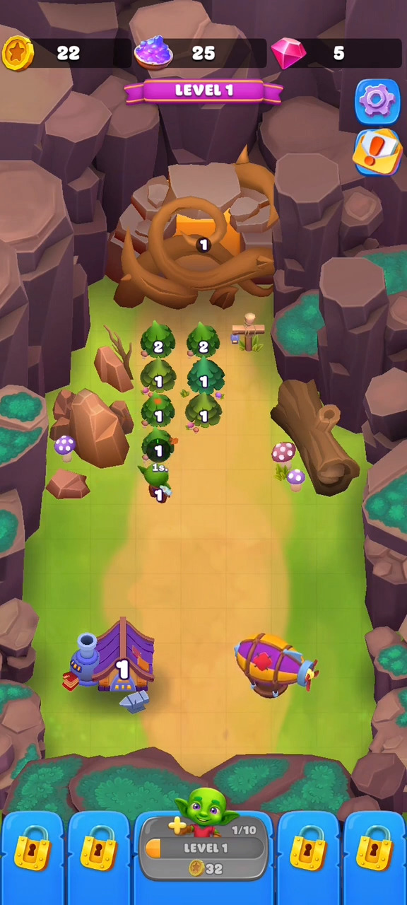 Download Goblins Wood: Tycoon Idle Game für Android kostenlos.