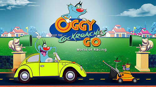 Download Oggy and the cockroaches go: World of racing für Android kostenlos.