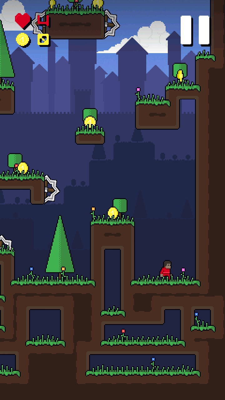 Download Pixels can jump: 2D Pixel Game für Android kostenlos.
