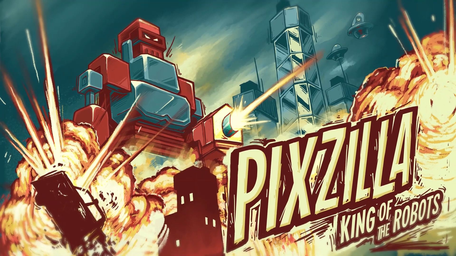 Download Pixzilla / King of the Robots für Android kostenlos.