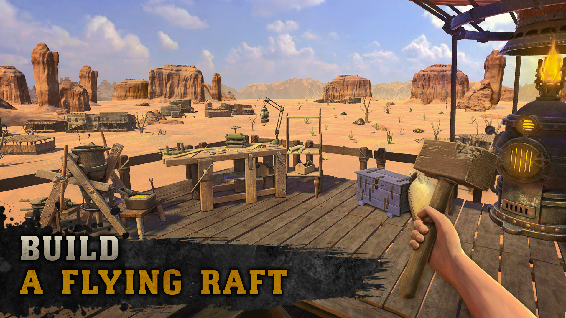 Download Raft Survival: Desert Nomad - Simulator für Android kostenlos.