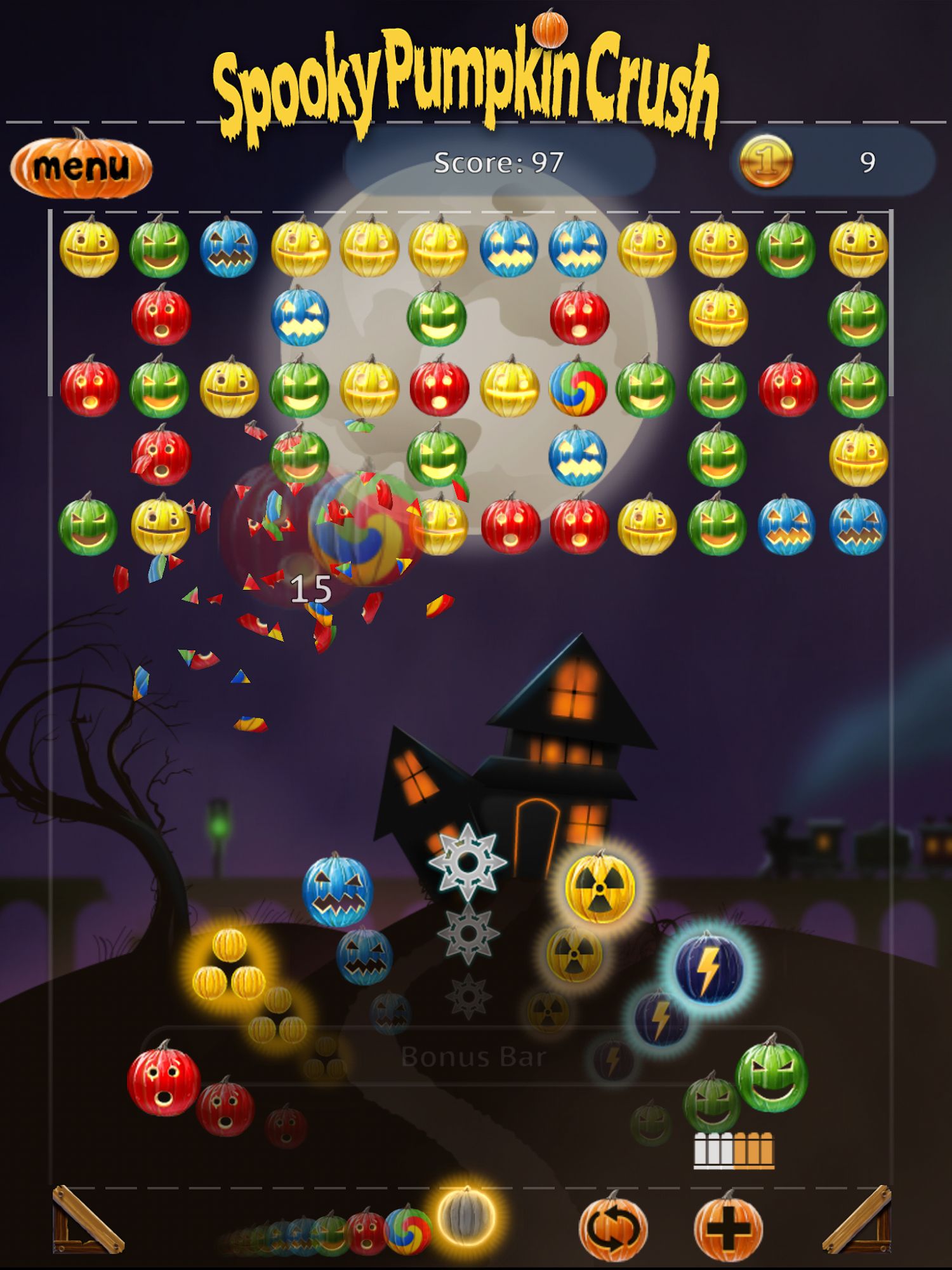 Download Spooky House ® Pumpkin Crush für Android kostenlos.