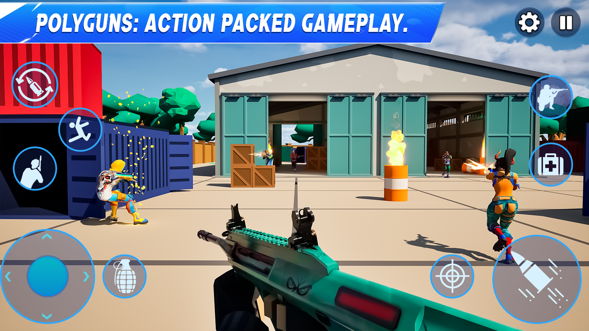 PolyGuns FPS - Shooter Strike