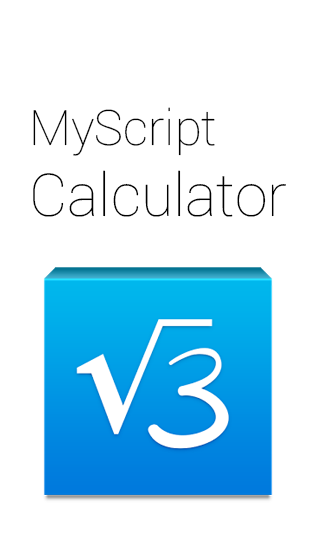 Kostenlos das app MyScript Taschenrechner für Android 2.3 Handys und Tablets herunterladen.